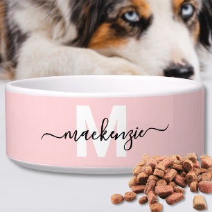 Pink-Namenspatch mit benutzerdefinierten Pinselstr Napf