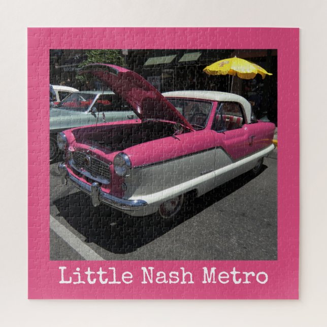 Pink Nash Metropolitan Carré Puzzle (Vertical)