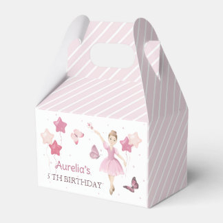 Pink Niedlich Ballerina Birthday Favor Box Geschenkschachtel