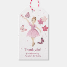 Pink Niedlich Ballerina Danke