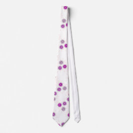 PINK NIEDLICHE BLUME KRAWATTE