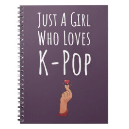 Pink Niedliche Kpop Geschenke für Girls Lover Fing Notizblock