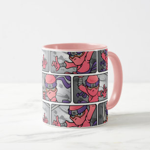 Pink Ninjas Tasse