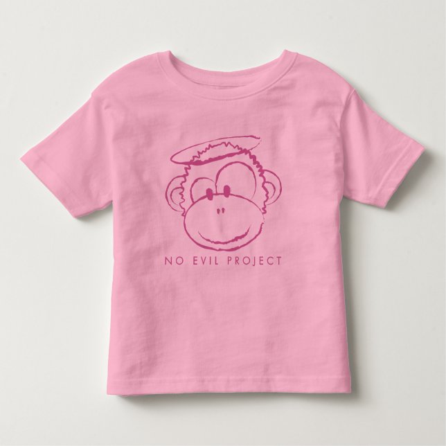 Pink No Evil Project Kleinkind Shirt (Vorderseite)