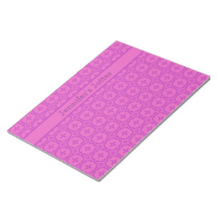 Pink Notepad, Texter: Personalisieren: Welsh Tapes Notizblock