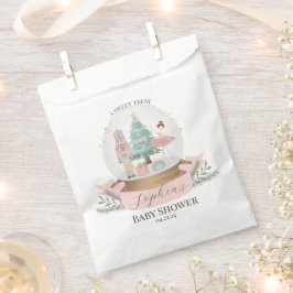 Pink Nutcracker Baby Shower bevorzugt Cookie-Lecke Geschenktütchen