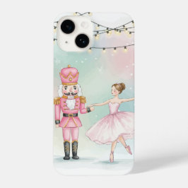 Pink Nutcracker & Ballerina  Christmas  iPhone 14 Hülle