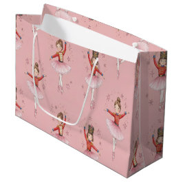 Pink Nutcracker Ballet Theme Girls Große Geschenktüte
