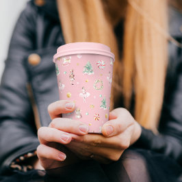 Pink Nutcracker Geburtstagsparty Pappbecher