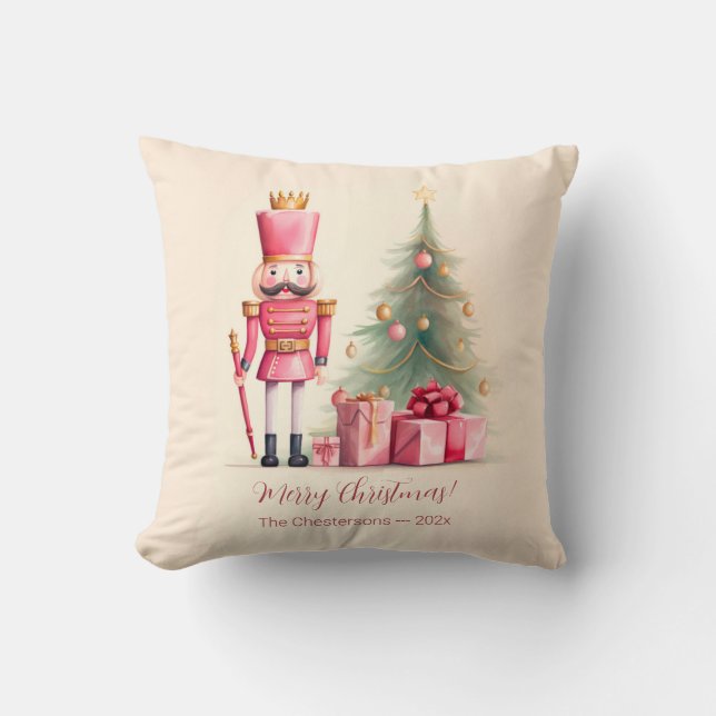 Pink Nutcracker Kissen (Vorderseite)