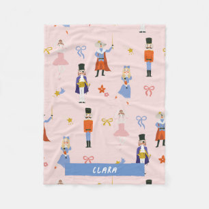 Pink Nutcracker Patchertour Fleecedecke