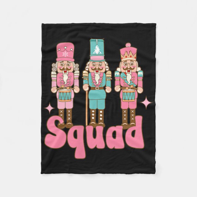 Pink Nutcracker Squad In Meiner Nussknacker-Ära We Fleecedecke (Vorderseite)