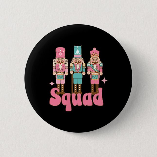Pink Nutcracker Squad in meiner Nutcracker-Ära Chr Button (Vorderseite)