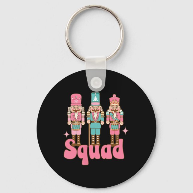 Pink Nutcracker Squad in meiner Nutcracker-Ära Chr Schlüsselanhänger (Vorderseite)
