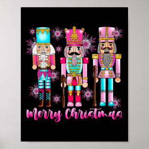 Pink Nutcracker Squad Pink Weihnachten Byllet Xmas Poster