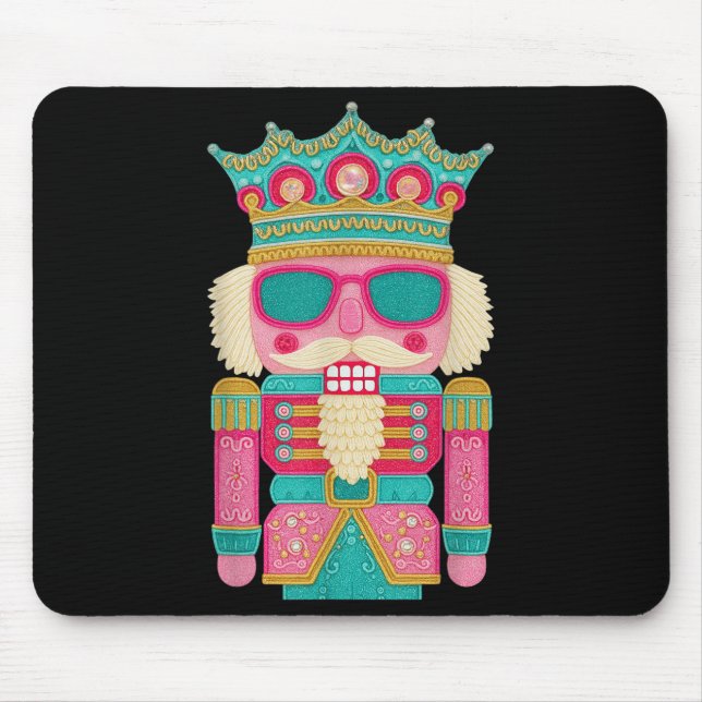 Pink Nutcracker Squad Pink Weihnachtsballett Xmas  Mousepad (Vorne)