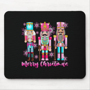 Pink Nutcracker Squad Pink Weihnachtsballett Xmas Mousepad
