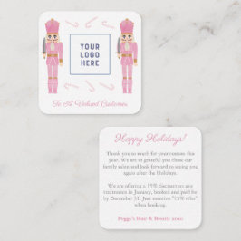 Pink Nutcracker - Weihnachtsgeschenk für kleine Un Mitteilungskarte