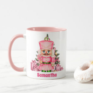 Pink Nutcracker Weihnachtskids Heiße Schokolade Tasse