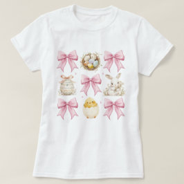 Pink Oaster Coquette Bow T-Shirt