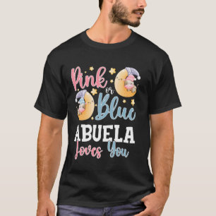 Pink oder Blau Abuela liebt dich Schlafkuh Baby Ge T-Shirt