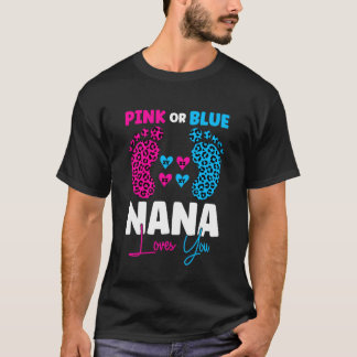 Pink oder Blau Oma liebt dich - Baby Geschlecht be T-Shirt