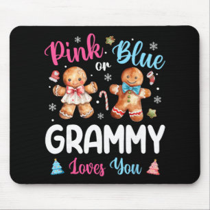 Pink oder Blau Oma liebt dich Geschlecht enthüllen Mousepad