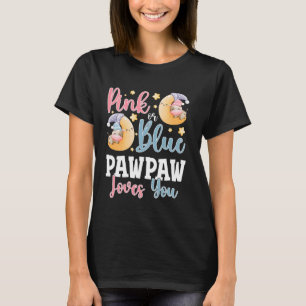 Pink oder blau pawpaart Lieben Sie schlafen Kuh Ba T-Shirt