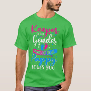 Pink oder Blue Pappy Lieben Sie bewahren Gender Re T-Shirt