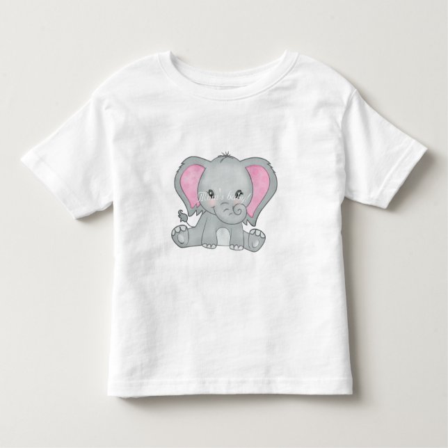 Pink-Ohren-Baby-T - Shirt (Vorderseite)