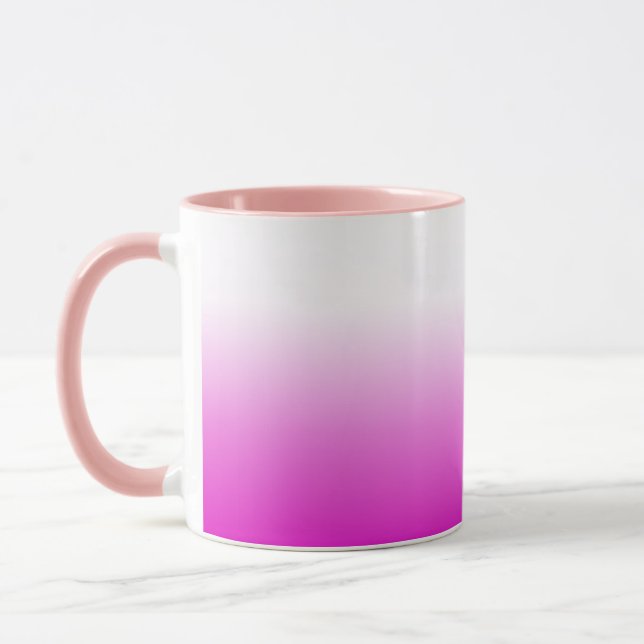Pink Ombr Gradient Background Design-60416 Tasse (Links)