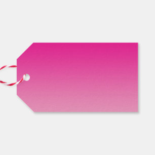 Pink Ombre Geschenkanhänger