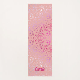 Pink Ombre Muster Yoga Mat Yogamatte