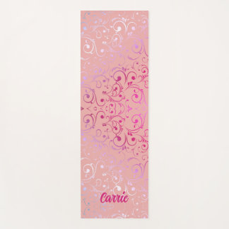 Pink Ombre Muster Yoga Mat Yogamatte