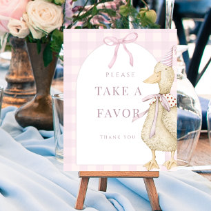 Pink One Silly Goose Favoriser Poster