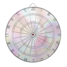 Pink Opal Holographic Rainbow Dart Board Dartscheibe