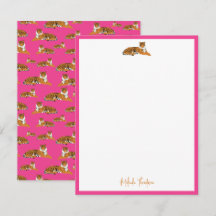 Pink Orange Jungle Tiger Script personalisieren