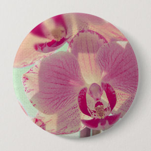 Pink Orchid Button