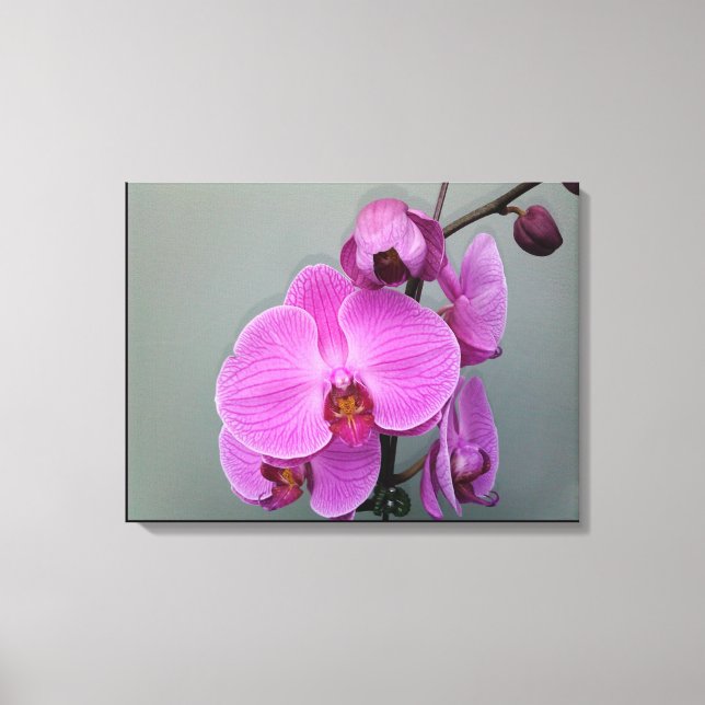 PINK ORCHID Leinwand (Vorderseite)