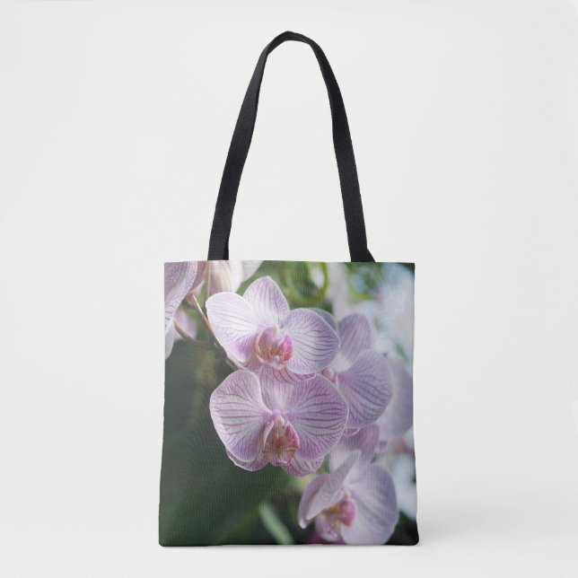 Pink Orchid Tote Bag Tasche (Vorderseite)