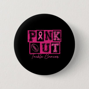 Pink-out-Football-Kampf gegen Krebs Brustkrebs Awa Button