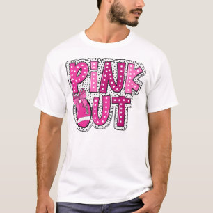 Pink-out Fußball Brustkrebs Männer Brustkrebs T-Shirt