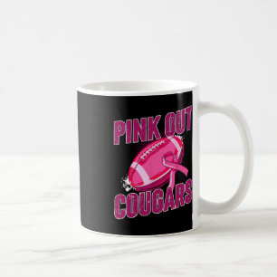 Pink-out Fußball-Kampf Brustkrebs Kaffeetasse
