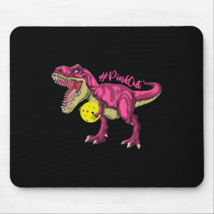 Pink out T Rex and Picklebyll Byll Brustkrebs A Mousepad