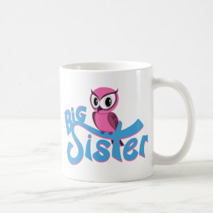 Pink Owl Big Sister Kaffeetasse