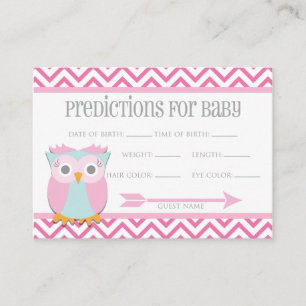 Pink Owl Vorhersagekarte Begleitkarte