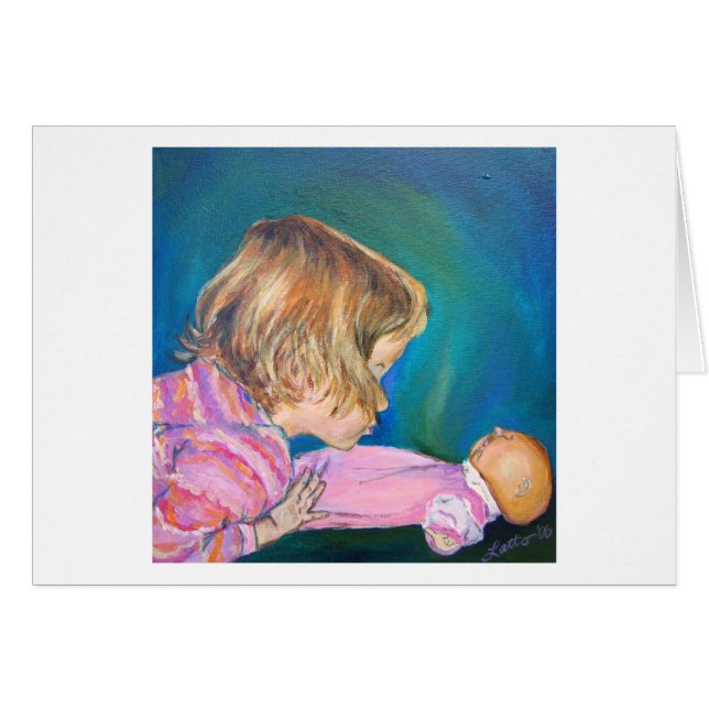 Pink Pajamas Card (Vorderseite (Horizontal))