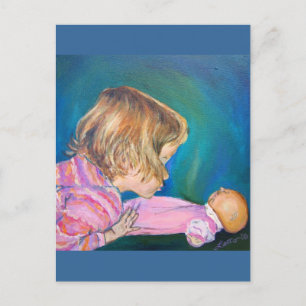 Pink Pajamas Postkarte