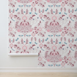 Pink Palette William Morris Design Tapete