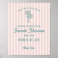 Pink Palm Springs Favorite Erinnerungen mit Braut